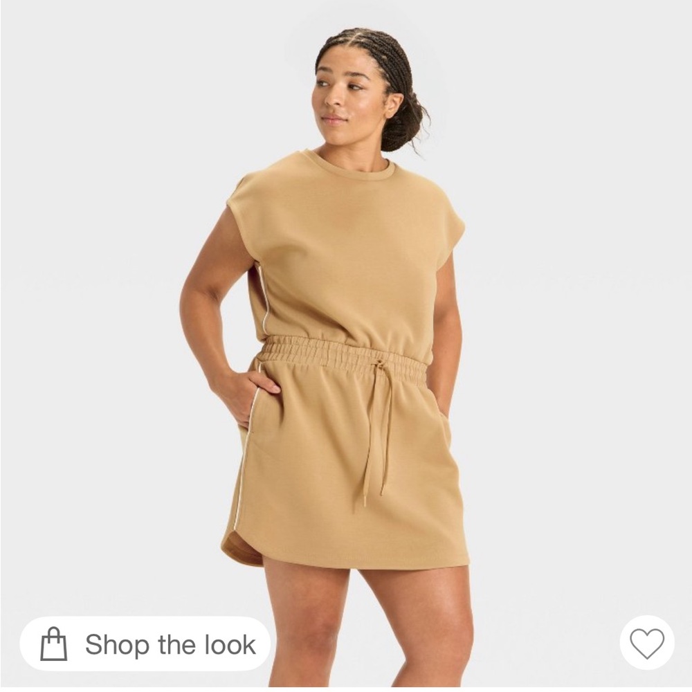 All in Motion Tan Mini Dress - Picture 4 of 8